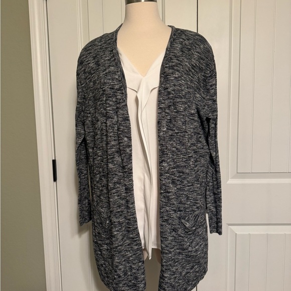 Madewell Marled Gray Open-Front Cardigan Sweater EUC - Picture 1 of 7